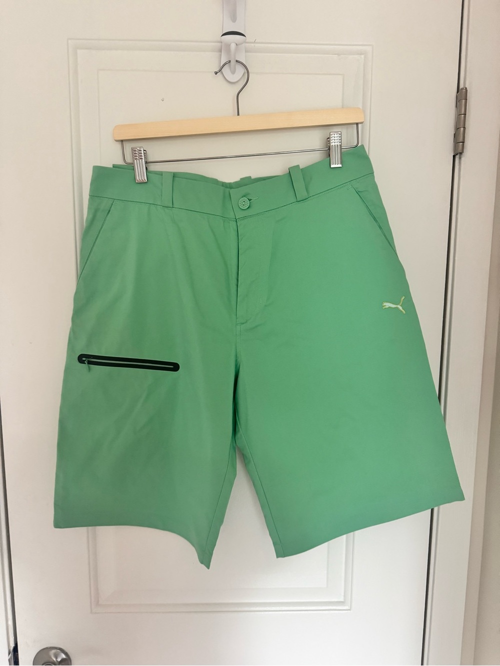 Puma Men’s Mint Green Athletic Golf Shorts